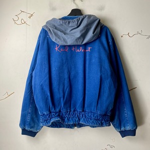vintage KARL HELMUT denim parachute jacket