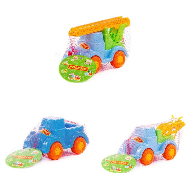 送料無料 お得３種セット Polesie ポリシエ おもちゃ ヨーロッパ玩具 車玩具 はたらく車 Bor Ka 消防車 レッカー車 誕生日プレゼント 1歳 2歳 ラッピング可能 Liebling