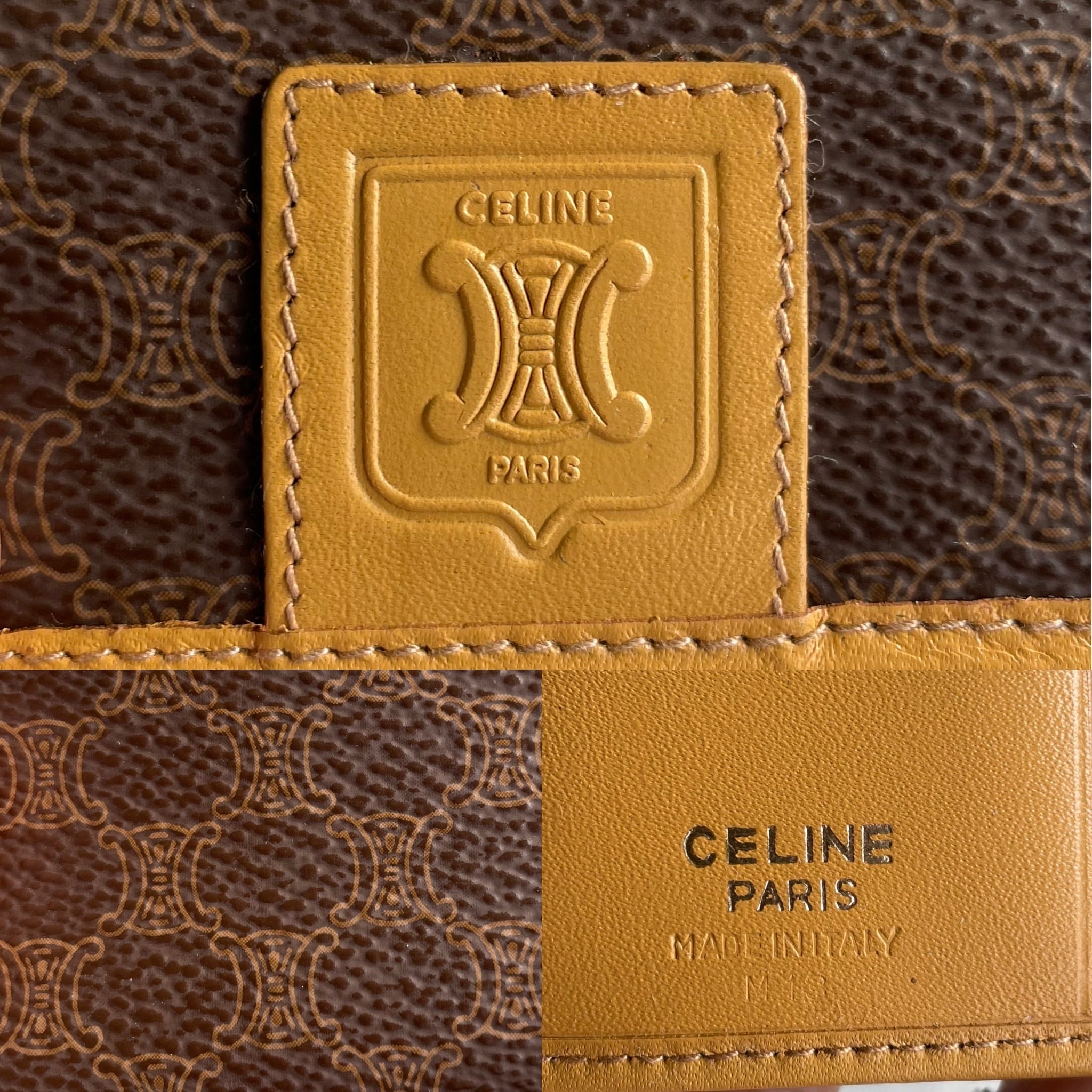 CELINE トリオンフ型落し マカダム柄 キーケース 未使用 箱付き celine セリーヌ | Petit luxe Vintage  powered by BASE