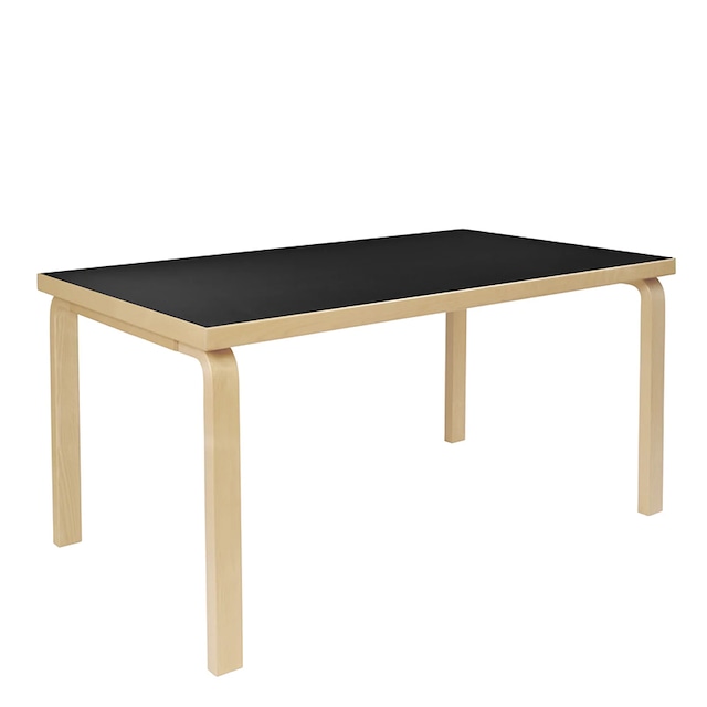 82A テーブル（1500 x 850）ブラック リノリウム［ アルテック ］