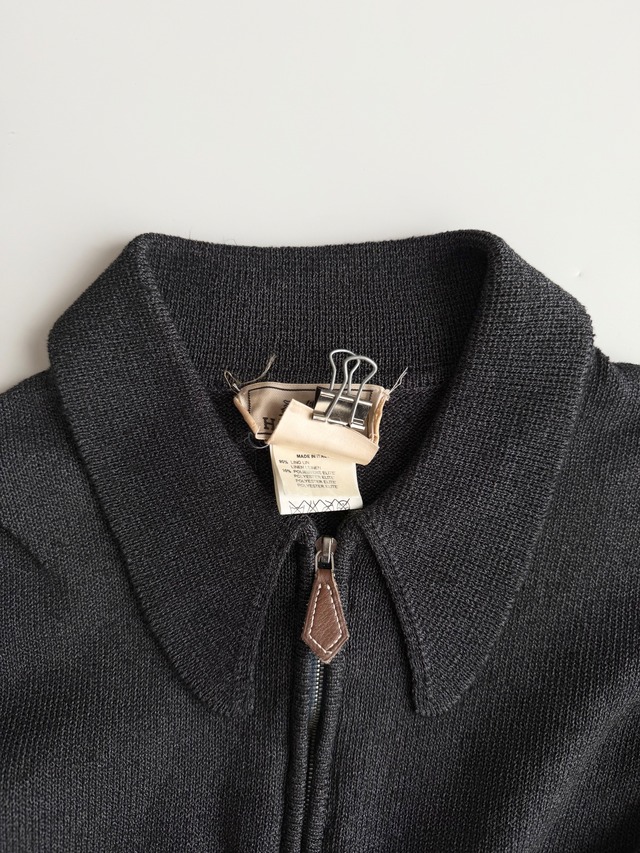 2000s HERMES MEN HALF ZIP KNIT