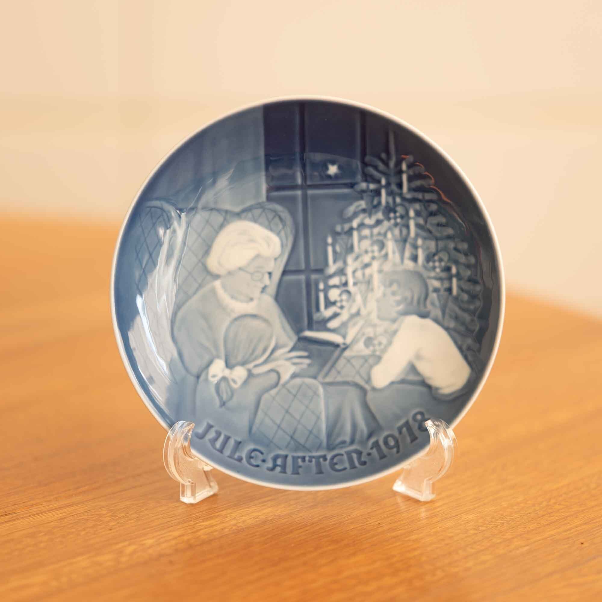 1978年 Bing & Grøndah ビング・オー・グレンダール クリスマスプレート A Christmas Tale クリスマスの物語