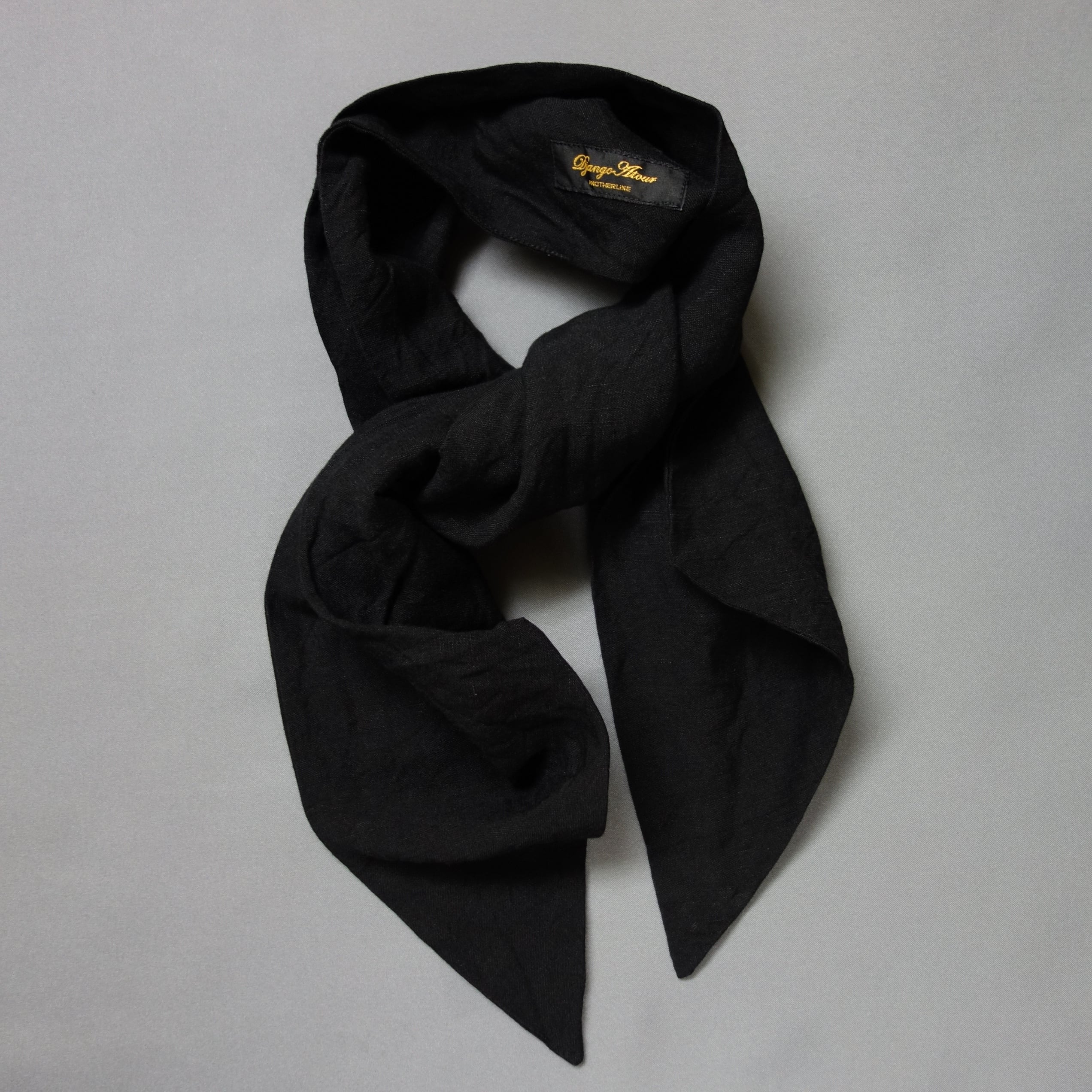 linenviscose cravat / black