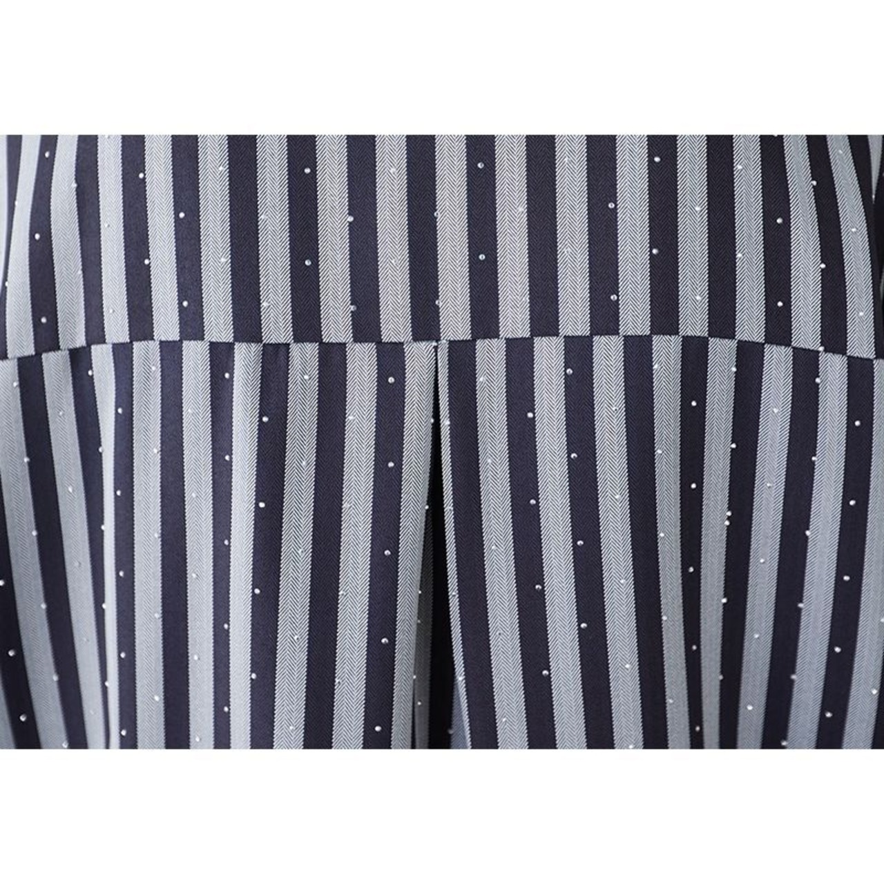 ストライプ柄 ラップデザイン ワンピース  30147