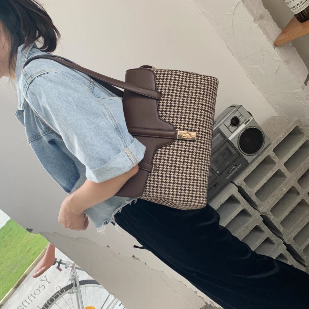 柄ハンドバッグ