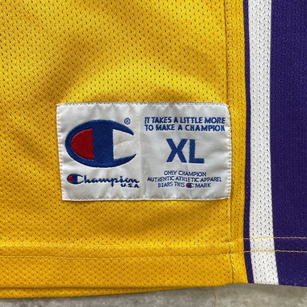 kids】Champion NBA LAKERS ロサンゼルス レイカーズ ゲームシャツ