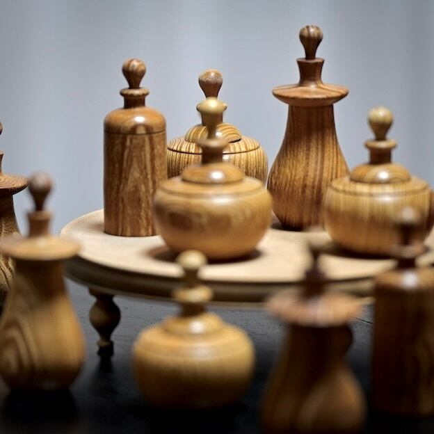 吉羽ろくろやの桑七味入れ［2104500000060］ | casa rua［カーサ・ルア］