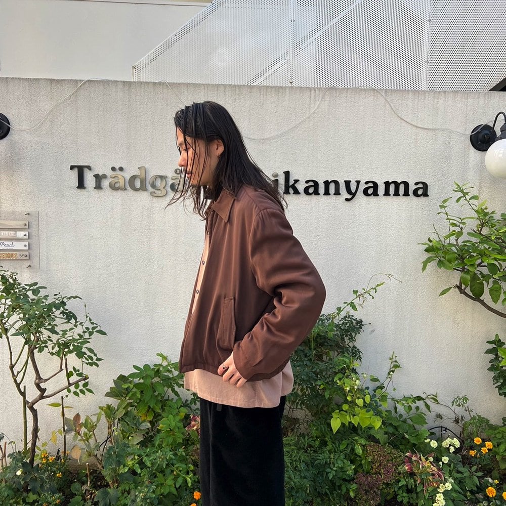 Vintage Rayon Gabardine Drizzler Jacket Gabardine [1950s-] Vintage