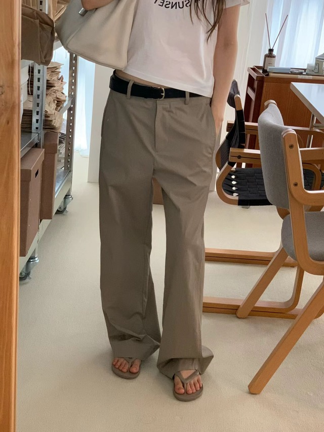 (OUNCE) stitch pants / 2color