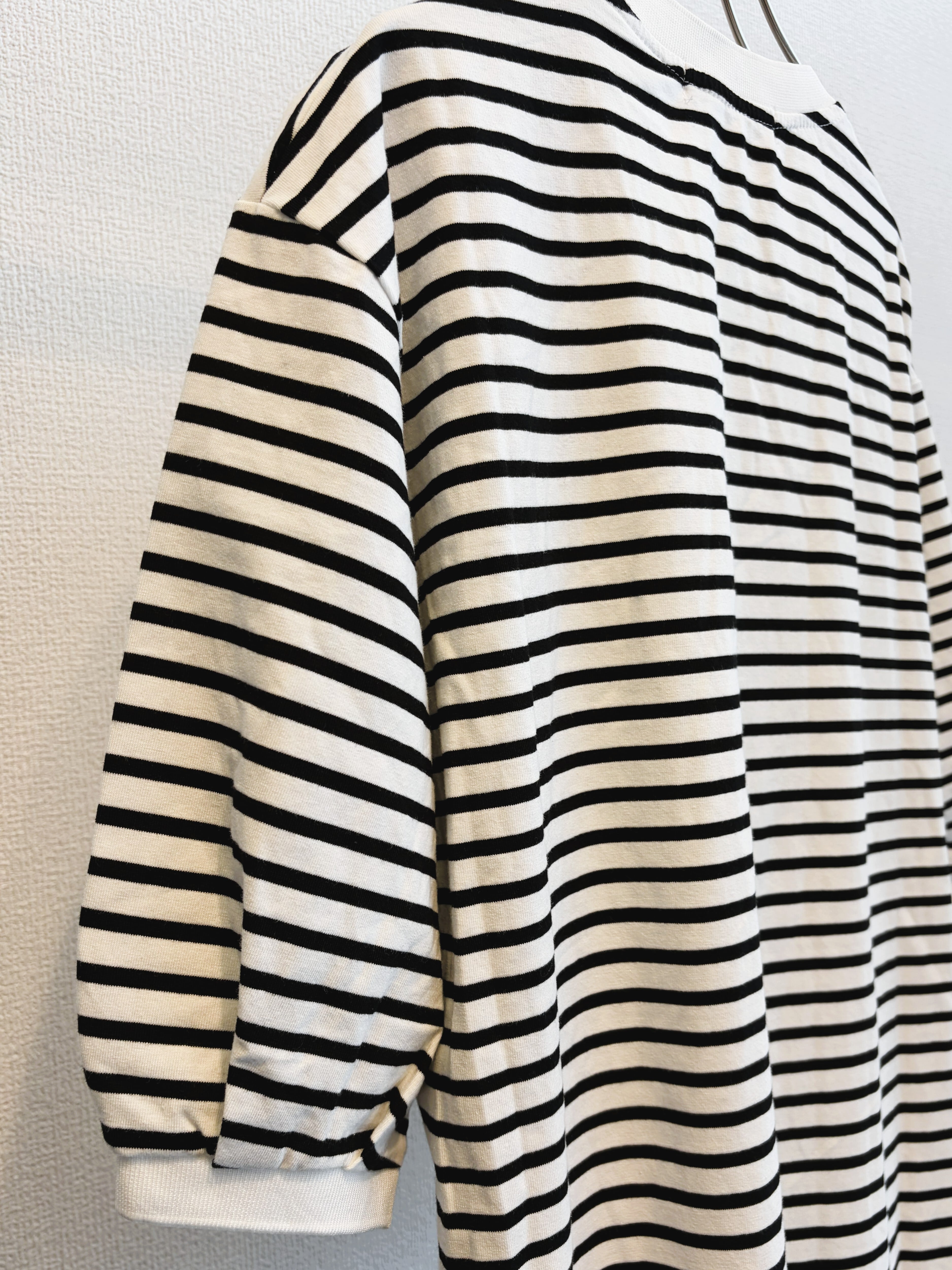 N°9286!】ボーダー天竺裾レースTシャツ（9207-64525） | 9286 Fashion Lab