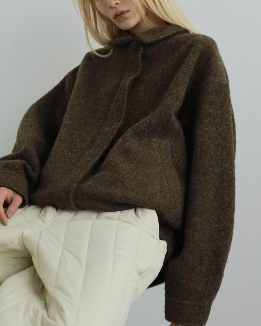 anuke(アンヌーク) Sliver Zip Blouzon | サウスオレンジ｜メンズ