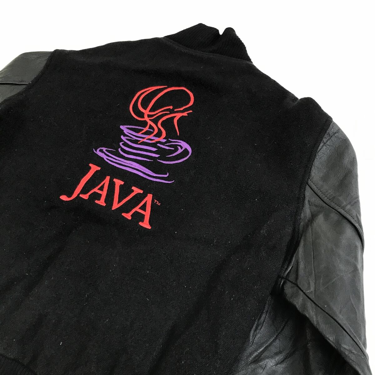 MAC MURRAY 90年代 USA製 袖革スタジャン ベースボール ジャケット