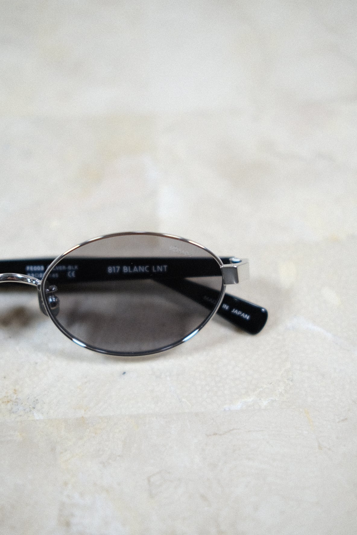 FETICO×BLANC SUNGLASSES Black FETICO × BLANC..】METAL OVAL SUNGLASSES - BLACK - | loop