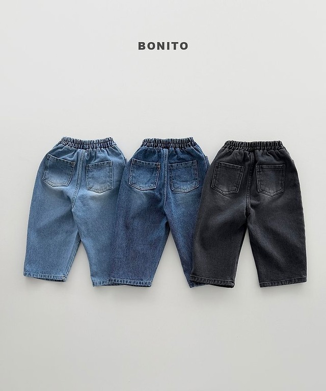 韓国子供服 / BONITO / 26Autumn / ヴィンテージウォッシュ デニムパンツ / 秋服 *12M~JM *