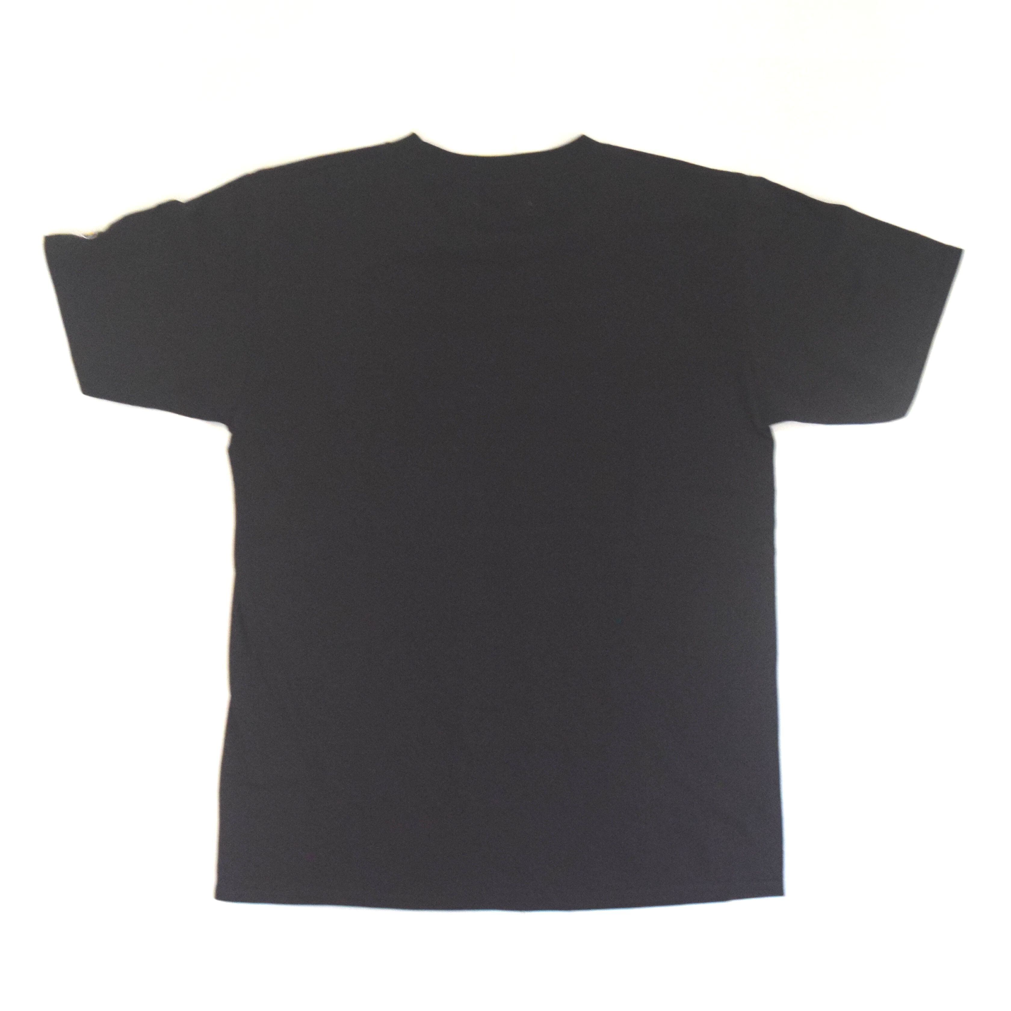 猫ツアーT「DJ猫」（レコードワッペン） ブラック WATERFALLオリジナル