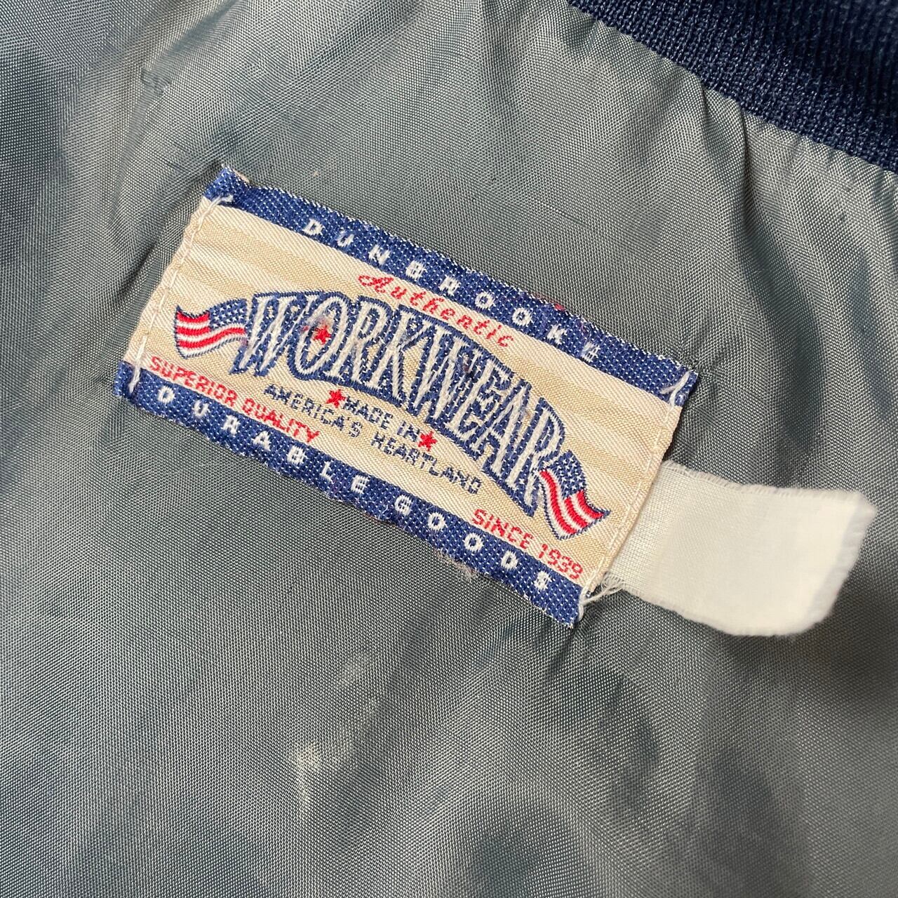 90年代 USA製 Quincy Quality 企業ロゴ ワークジャケット メンズL相当