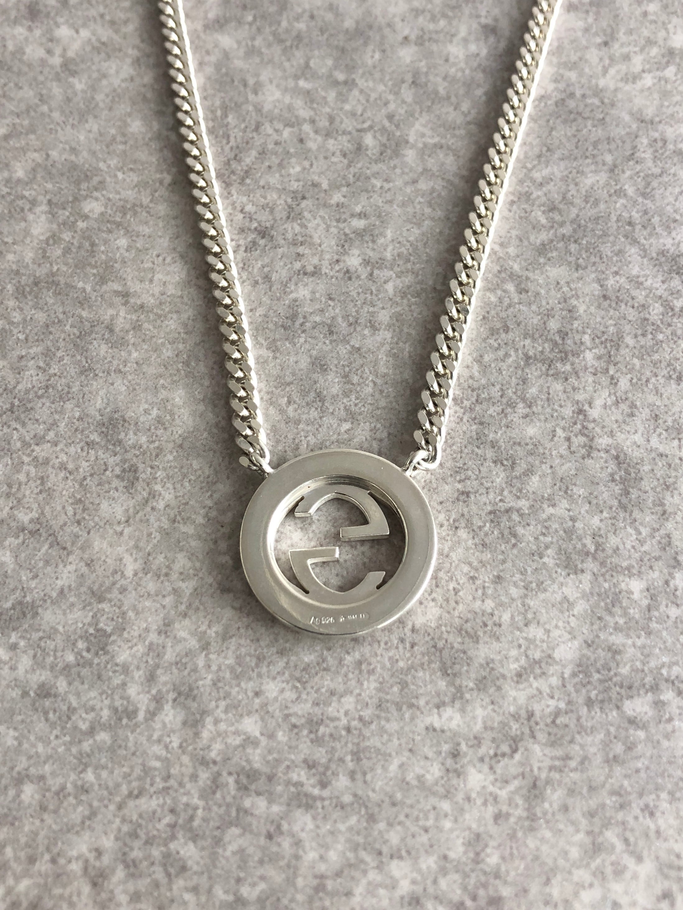 GUCCI グッチ ネックレス シルバー インターロッキングG 925 vintage
