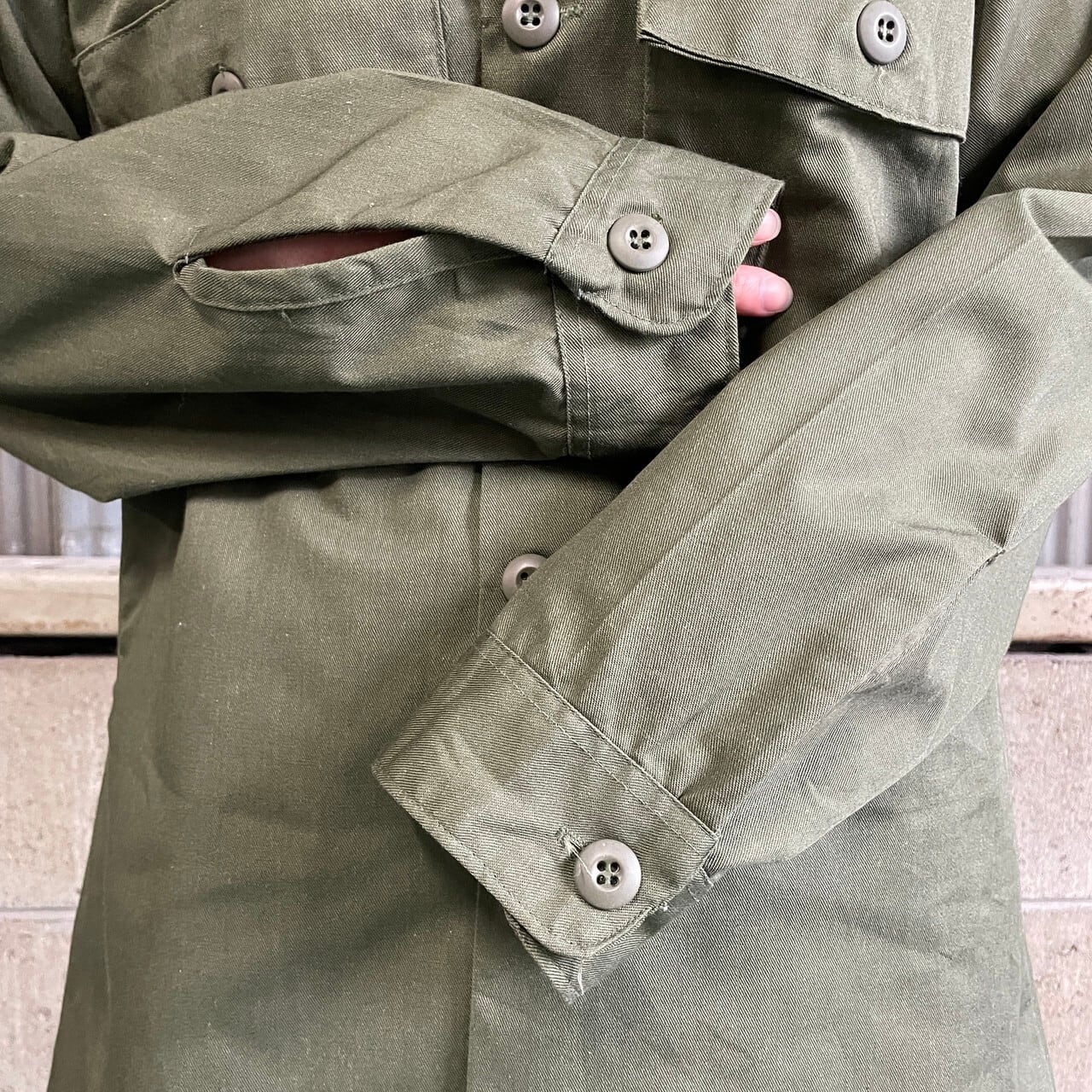 ミリタリーUS OG-507ユーティリティシャツ ビンテージ MILITARY（ミリタリー） 実物 新品 デッドストック 米軍