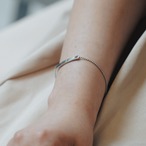 タイニープレート ボールチェーン ブレスレット シルバー サージカルステンレス SUS304