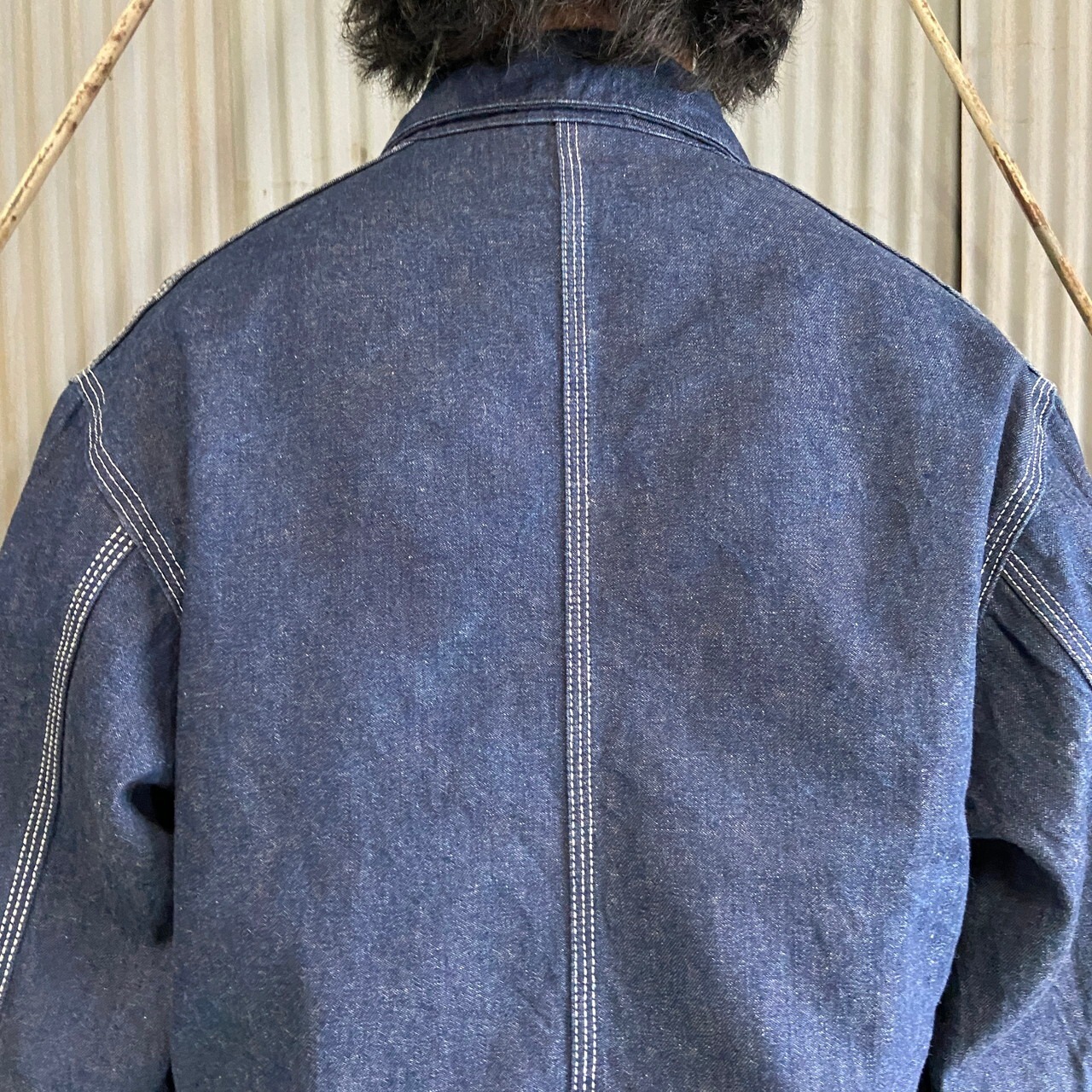 美品 80年代 USA製 Carhartt カーハート デニム ミシガンチョアコート 