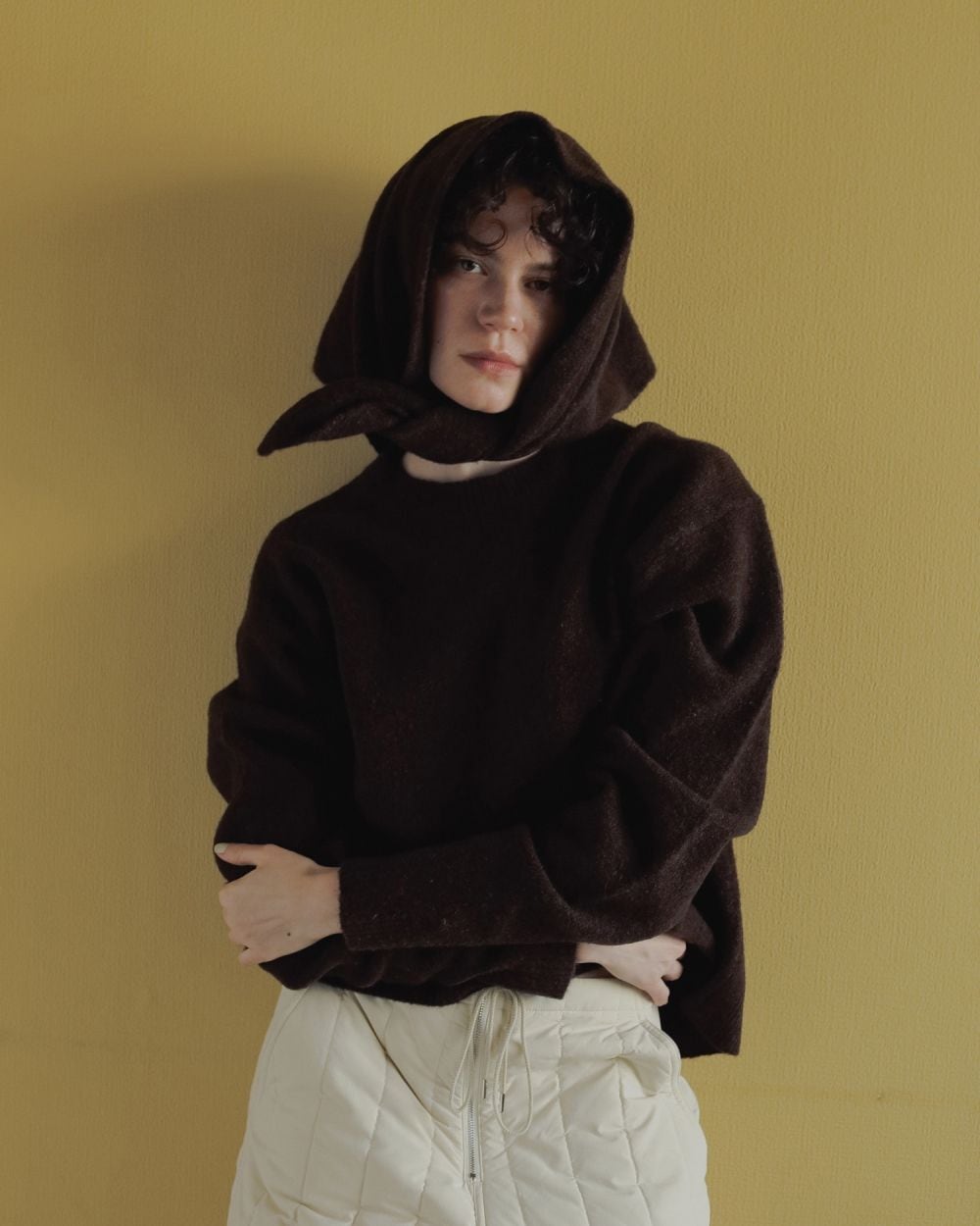 anuke 】Layered Scarf Knit | valance 福井｜レディース セレクト