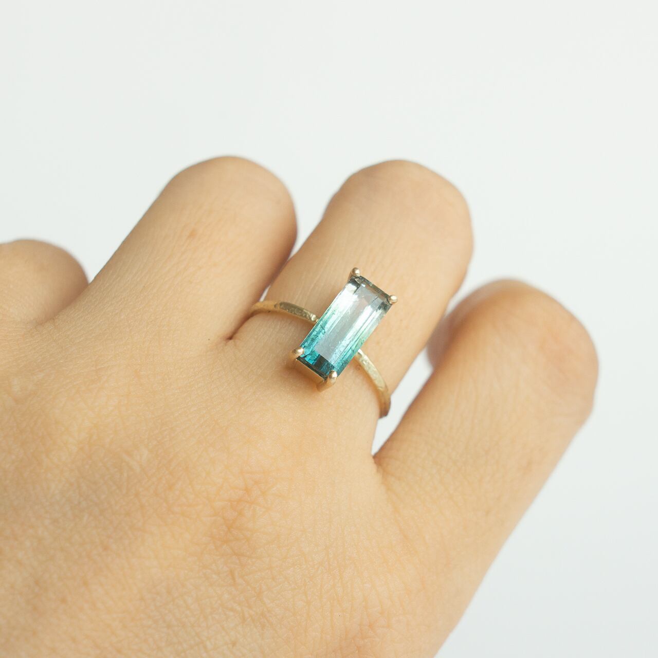 Rock Ring ーパーティーカラートルマリン | Kumiko Taya jewelry