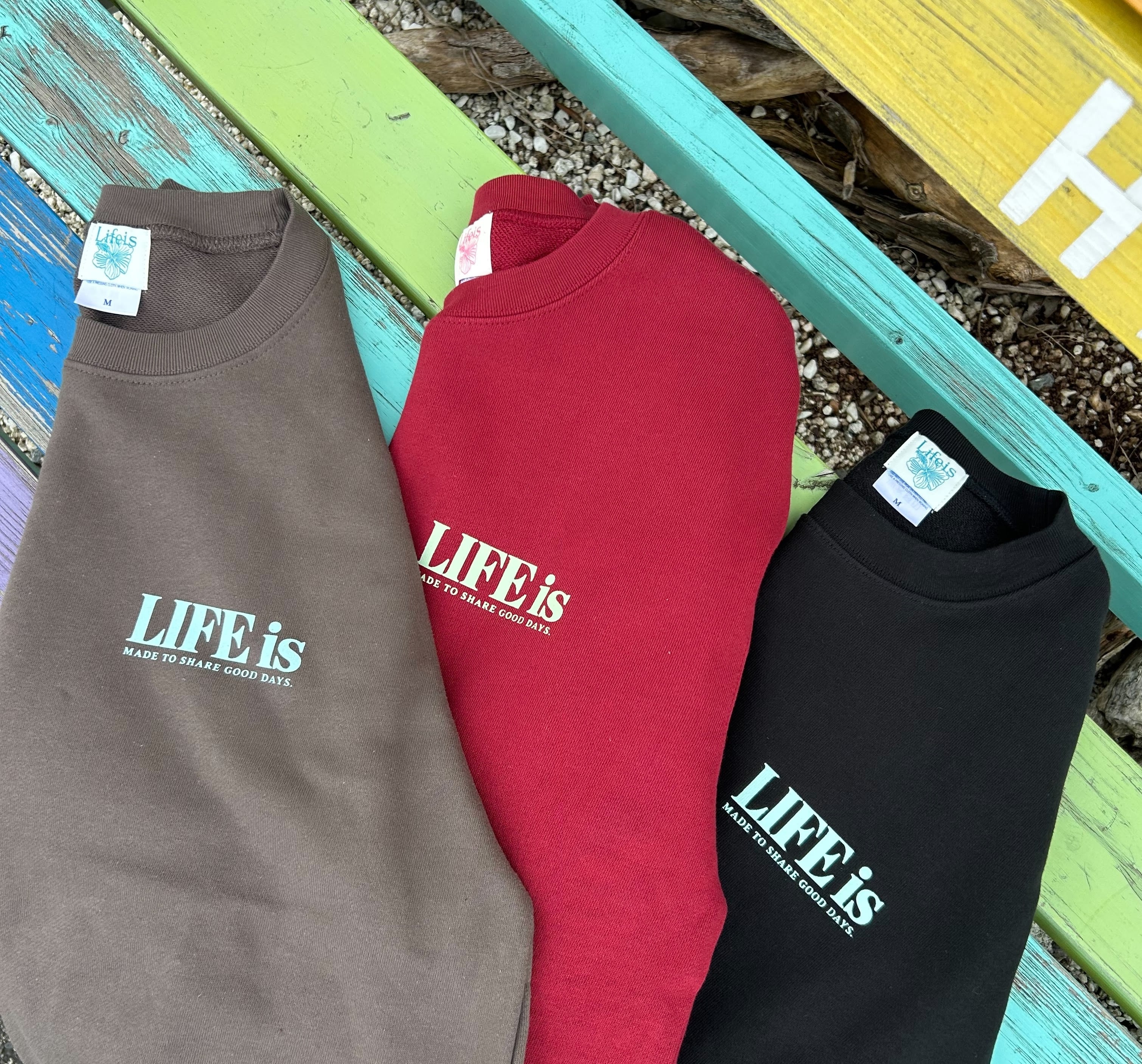 LIFE is 9thオリジナルロゴスウェット ￥6990(7689)