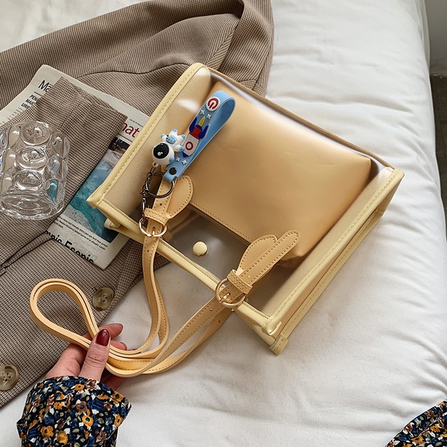 サマーレッド 夏物 トートバッグ スクウェア 手作りハンドバック71767334449