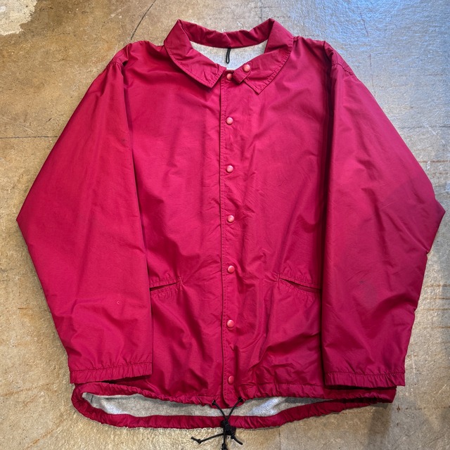 LL BEAN COACH JACKET BURGUNDY 1980'S OLD