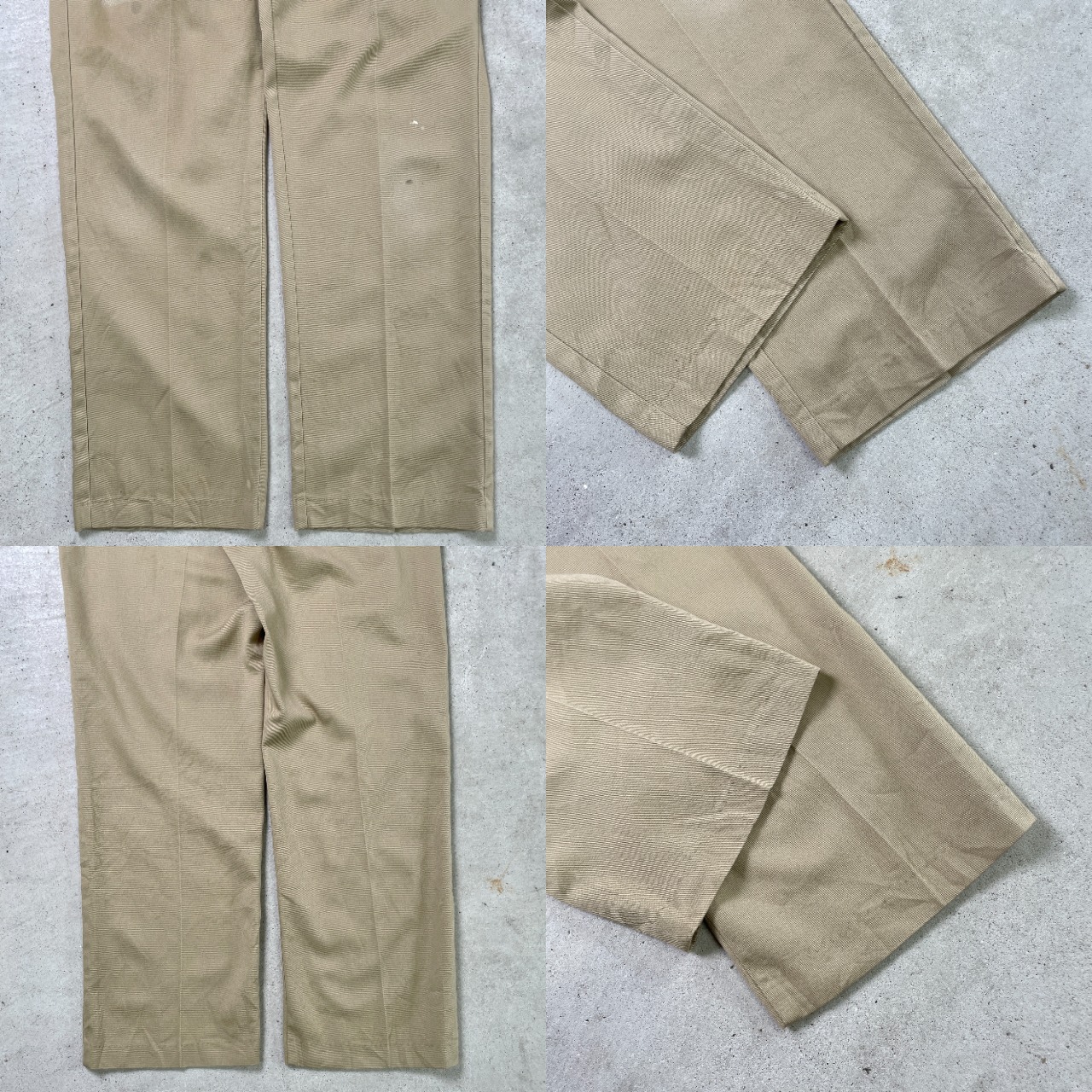 80年代 USA製 民間品 U.S.NAVY チノトラウザーズ メンズW32相当 古着 