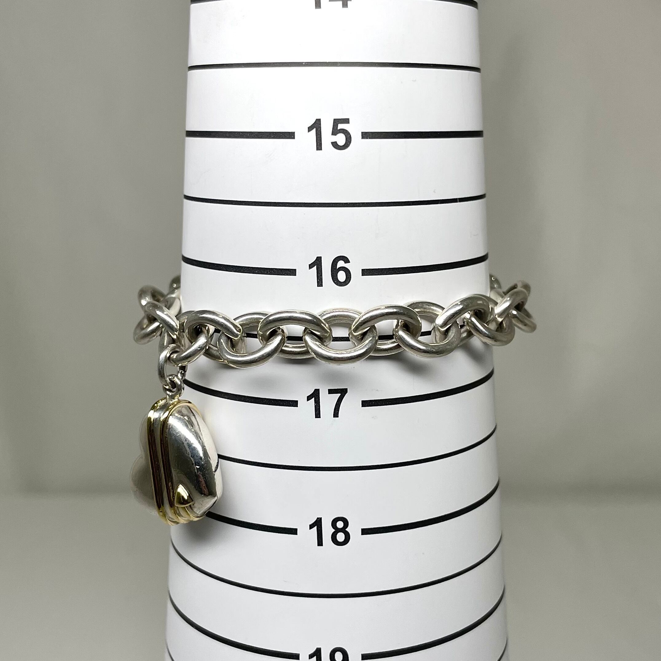 Tiffany&Co. ハートアロー コンビ ブレスレット シルバー925×K18 