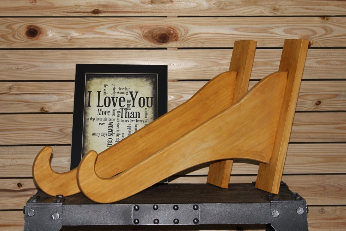 木製サーフボード　ラック　壁美人 木製サーフボード ラック 壁美人 壁付けサーフボードラック - 喜亜工房