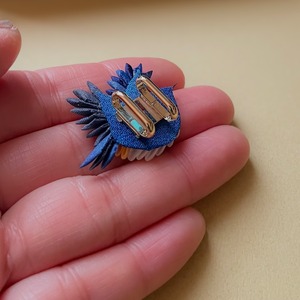 瑠璃の福音　ブローチ/帯留