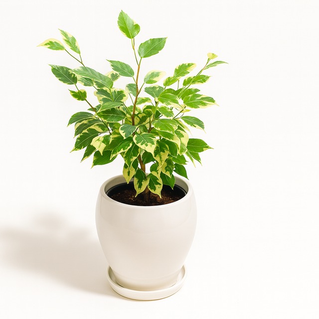 ベンジャミン・スターライト 5号 陶器鉢