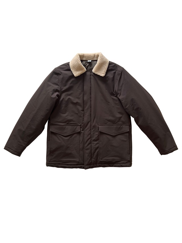 COMFORTABLE REASON / BOA PUFF JACKET - BROWN