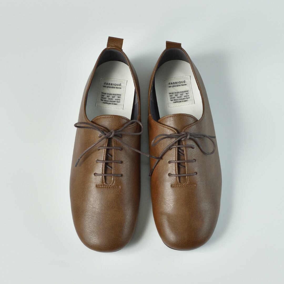 Fabrique en planete terre ファブリケアンプラネテール ダンスシューズ・ブラウン