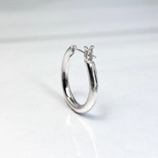 PLAIN HOOP raised by wolves [LARGE] / プレーンフープピアス レイズド バイ ウルヴス L