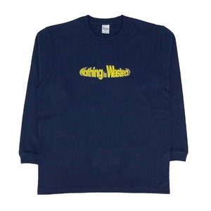 EMBROIDERY L/S T-SHIRT NAVY