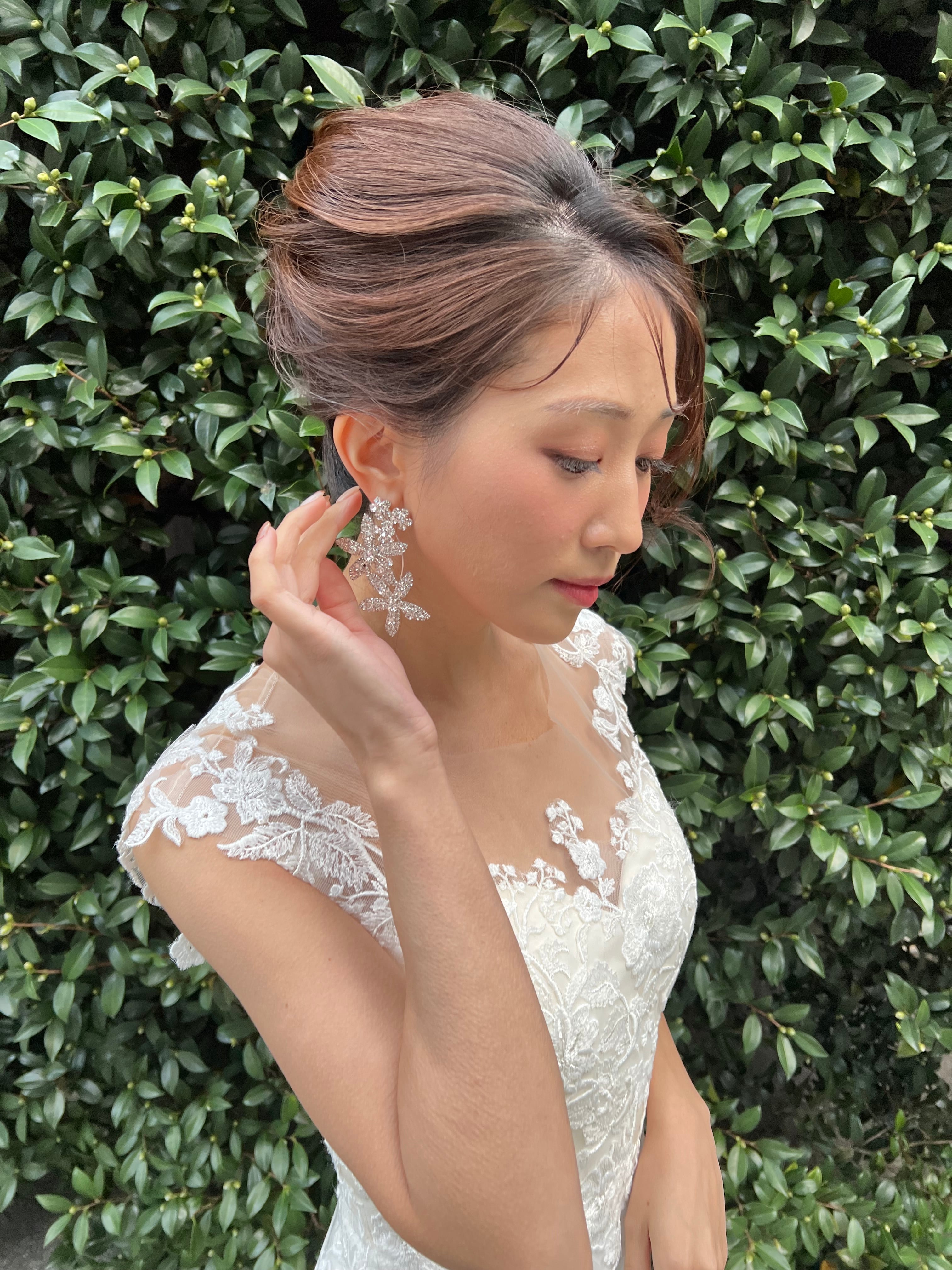 CP-10】クリスタル ピアス | BRIDE ME