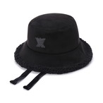 (W) FLUFFY BUCKET HAT [サイズ: F(AGDWWCP42BKF)] [カラー: BLACK]