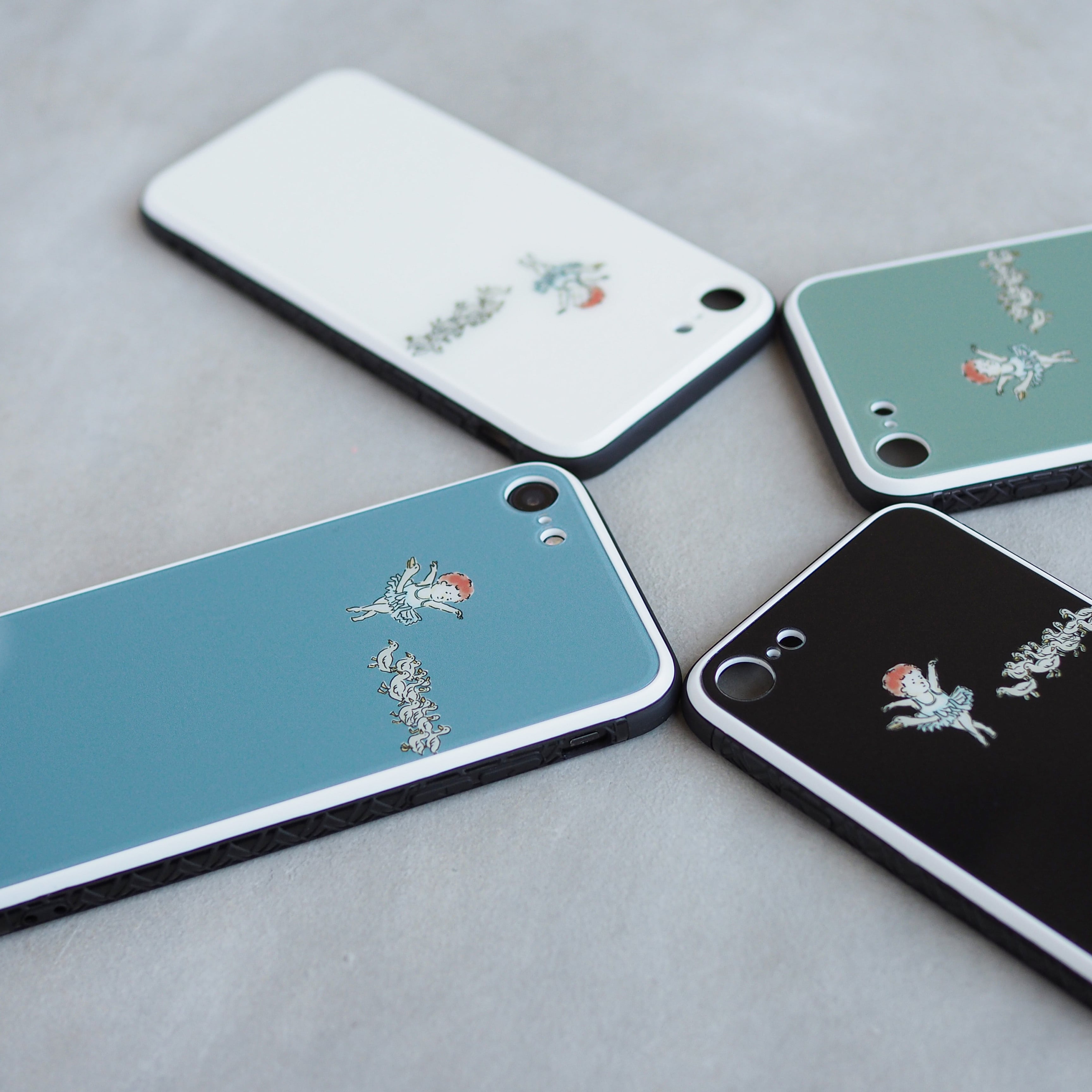 ガラス Nostalgia スマホケース | bluewhite(ブルーホワイト