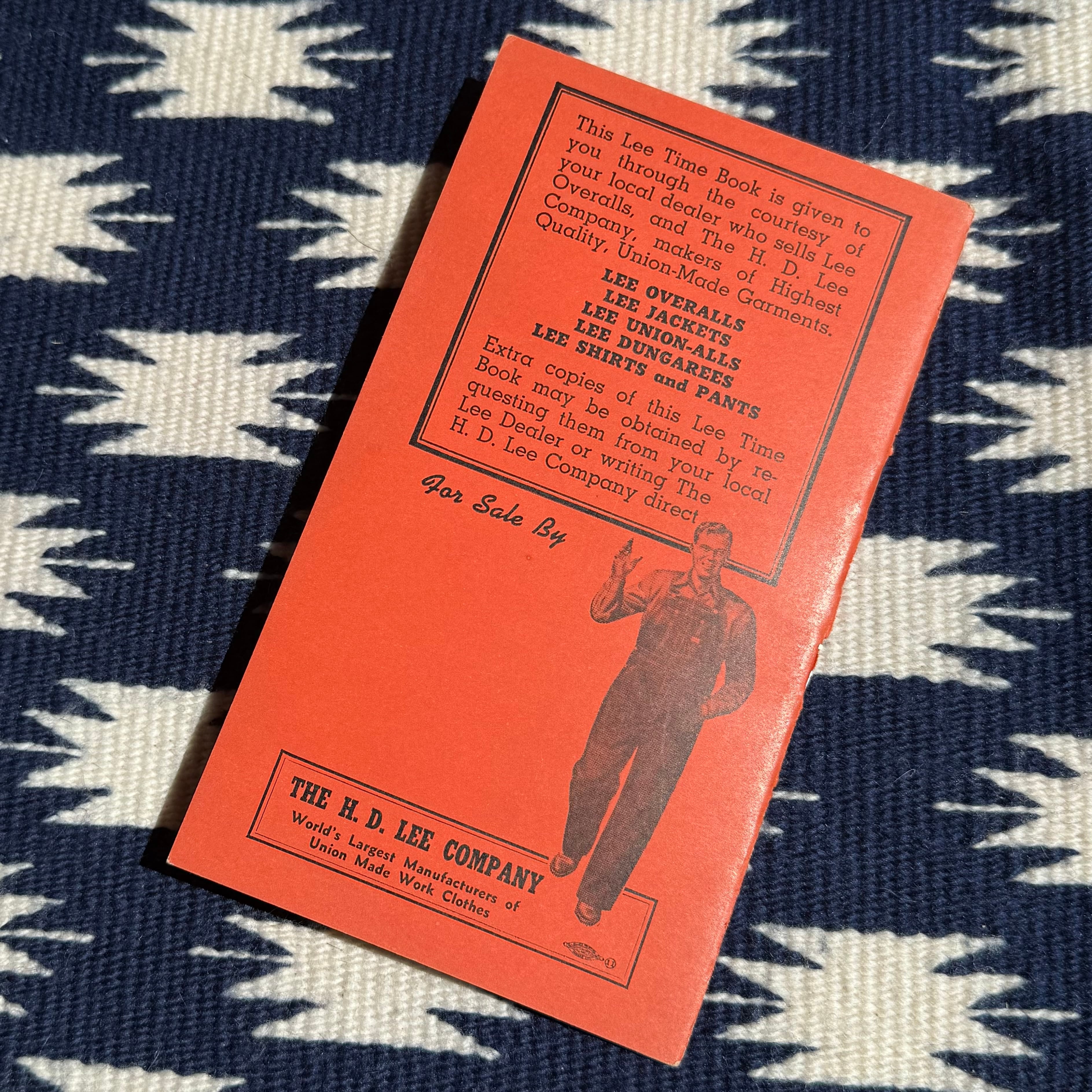 40s 50s Lee OVERALL TIME BOOK リー タイムブック | This N That