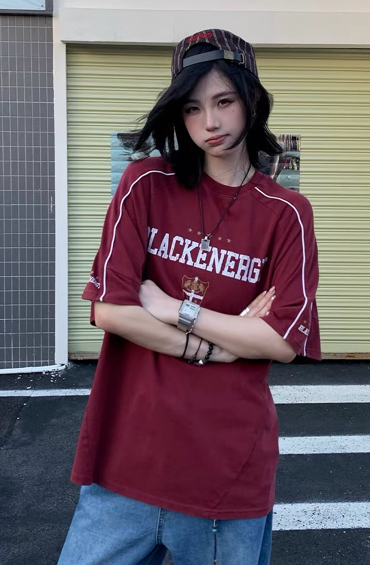 ヴィンテージ カレッジロゴ Tシャツ / Blackenergy Vintage Logo Tee
