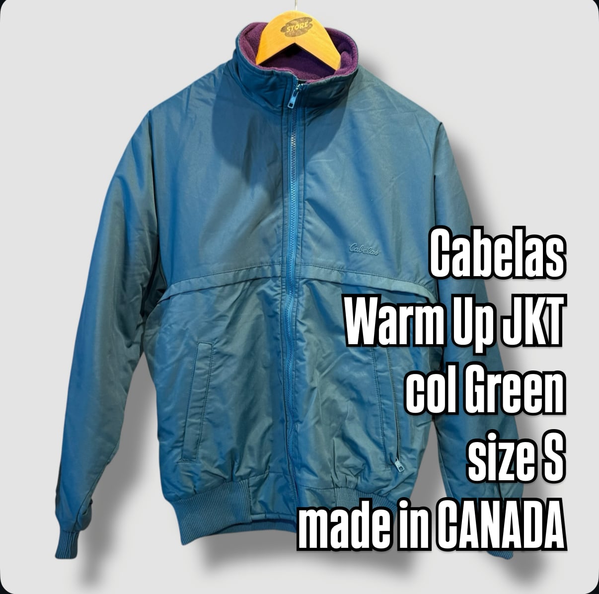 S】Cabelas Warm Up JKT made in Canada カベラス ウォームアップ
