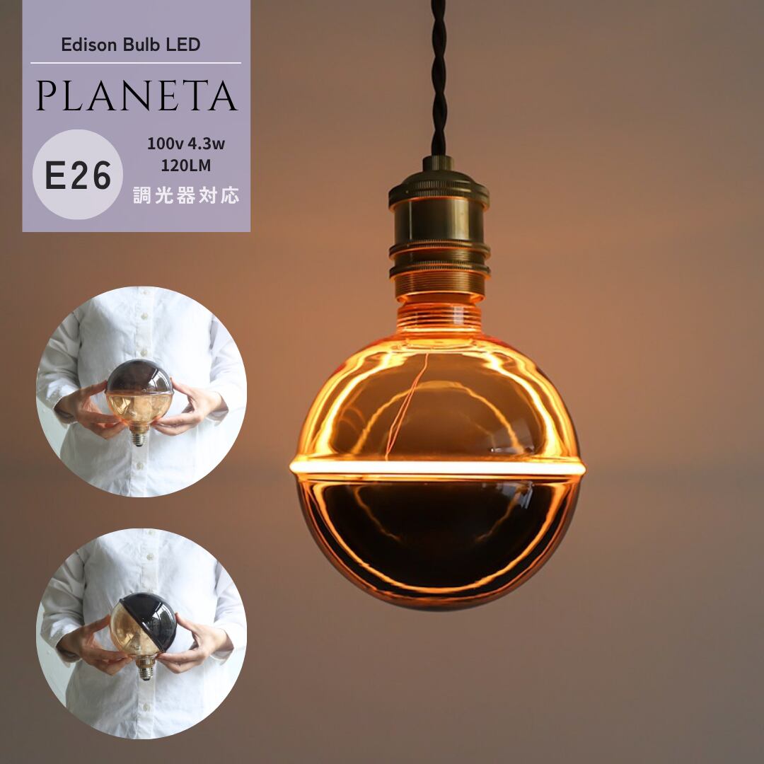 【日本未発売】オランダ karlsson led globe Edison Bulb LED E26 PLANETA [GLOBE] | WEST VILLAGE TOKYO