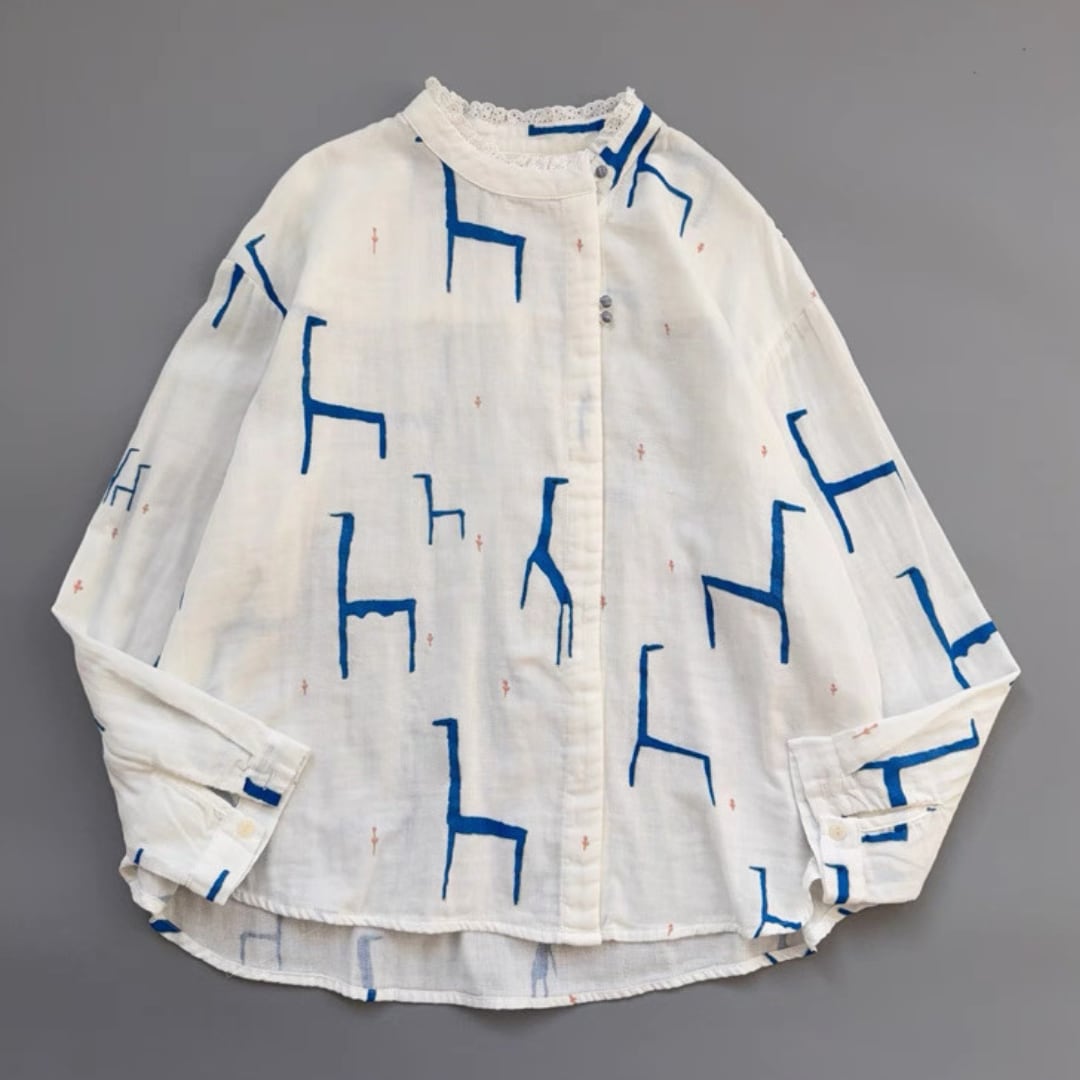 ブルージラフシャツ F3926