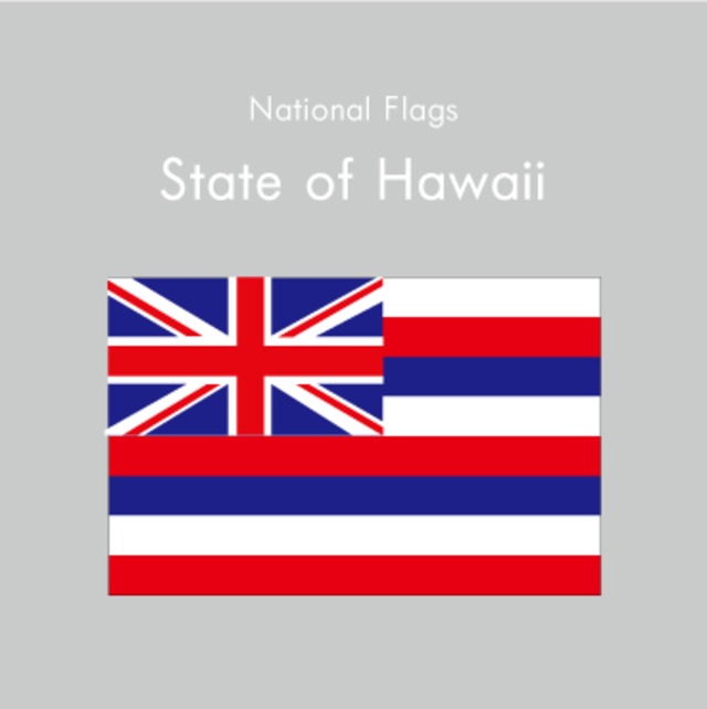 国旗ステッカー　ハワイ州