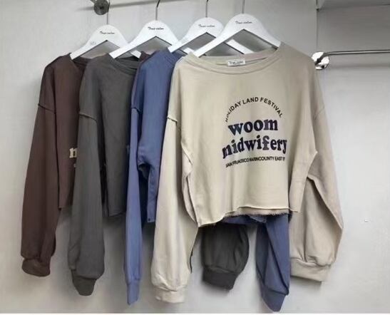 ショート丈　ロゴスウェット　AJ4Z4039-191