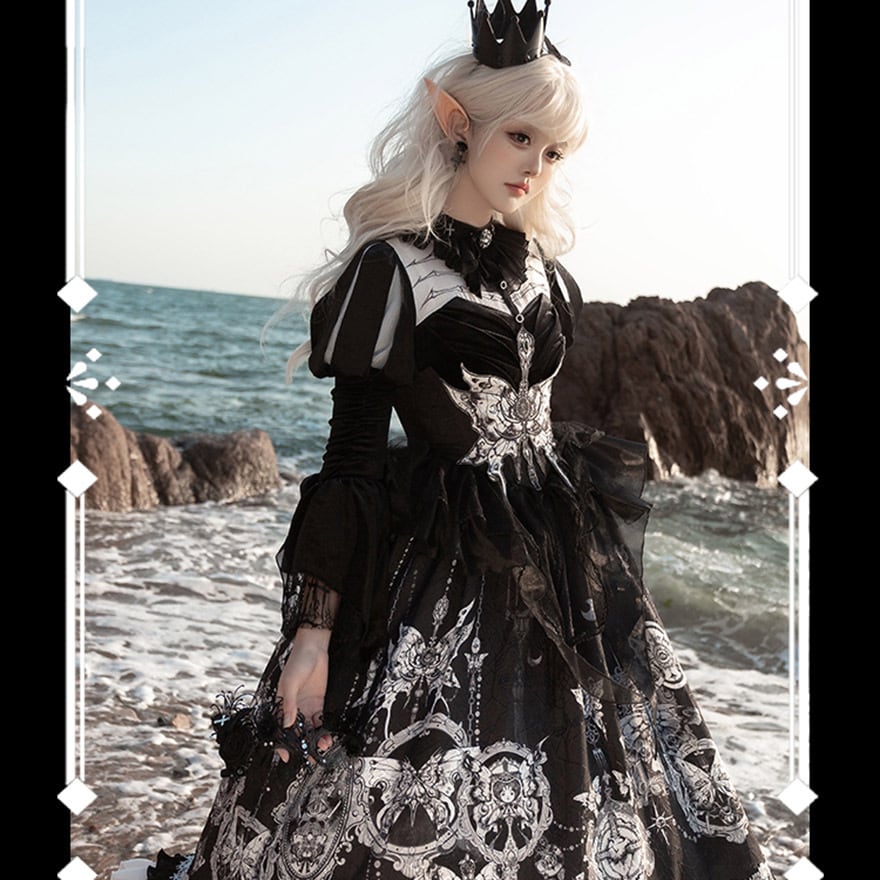 ゴスロリ通販 With U 地雷系 コルセット ウエストマーク 蝶 バタフライ