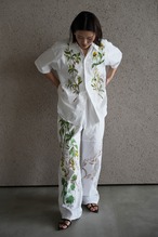 lace open collar shirt backcherry